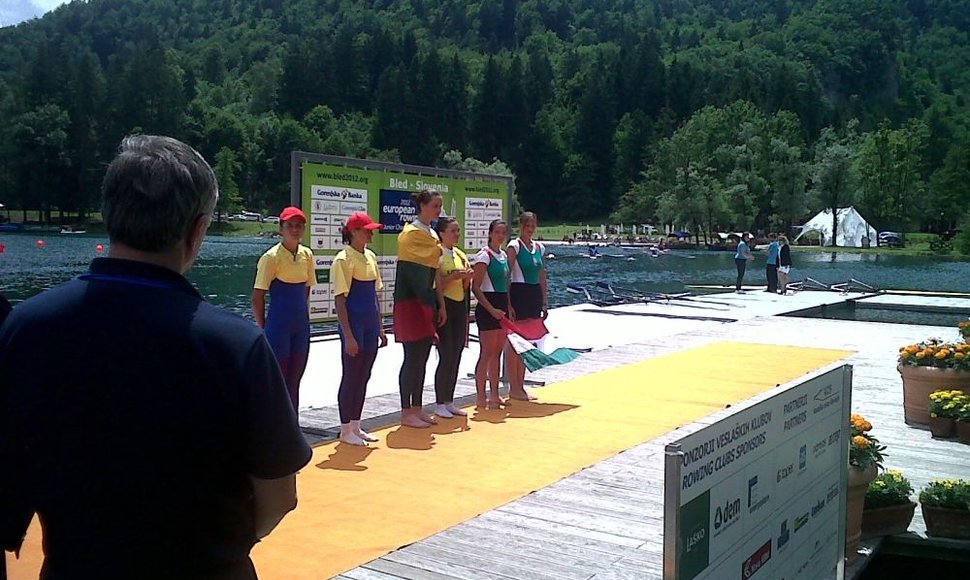 Apdovanojimų ceremonija: Milda Valčiukaitė ir Ieva Adomavičiūtė iškovojo auksą.