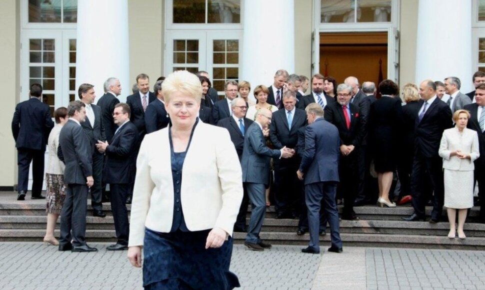 Dalia Grybauskaitė su Lietuvos ambasadoriais užsienio šalyse
