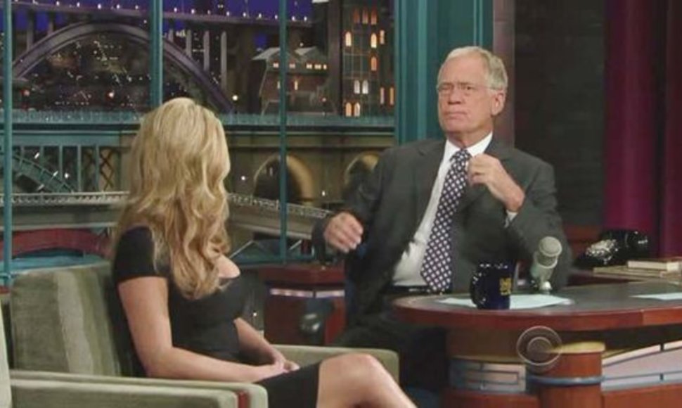Davidas Lettermanas savo laidoje