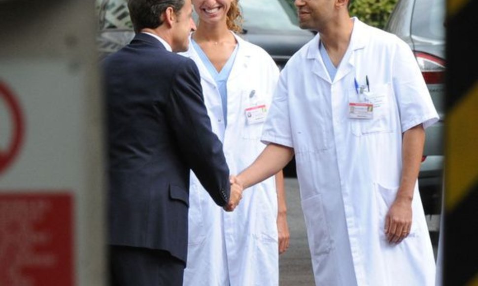 Nicolas Sarkozy paliko ligoninę