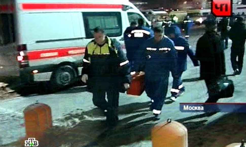 Domodedovo oro uoste susisprogdino mirtininkas