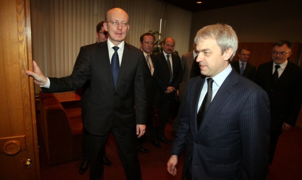 Arūnas Valinskas susitiko su &bdquo;PKN Orlen&ldquo; generaliniu prezidentu Dariusz Jacek Krawiec