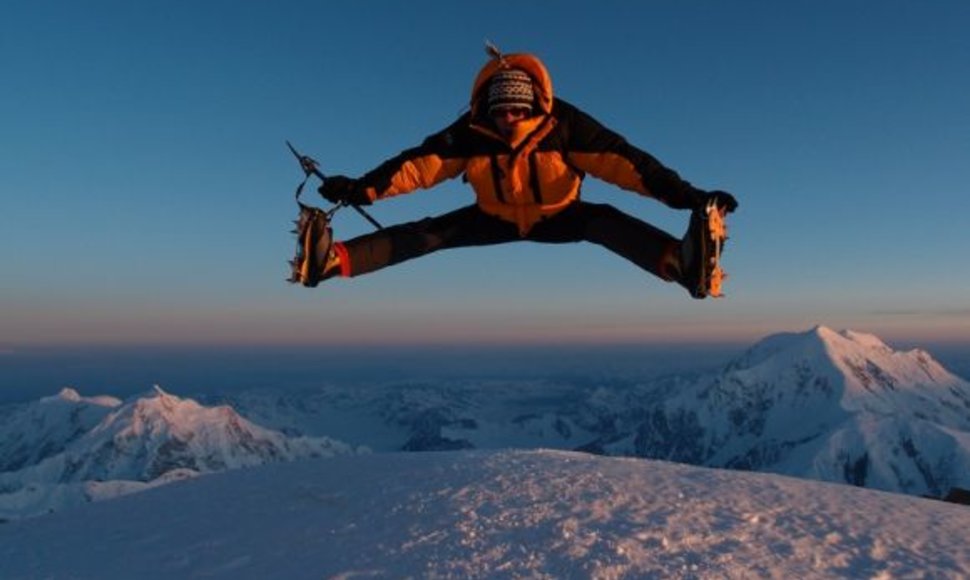 Lietuvos alpinistai aukščiausioje Šiaurės Amerikos viršukalnėje
