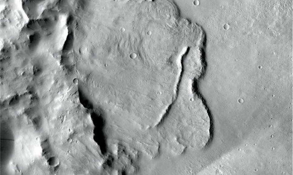 Marso paviršiuje kadaise tvyrojo vanduo