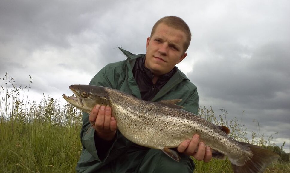 Bernardo upėtakis svėrė 3,2 kg