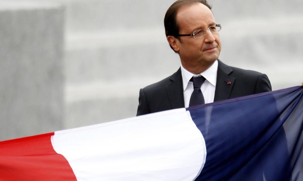 Prancūzijos prezidentas F.Hollande'as Bastilijos dienos iškilmėse