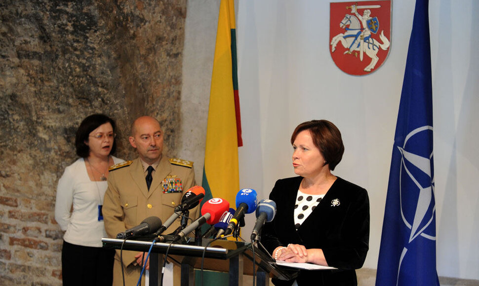 Prezidentė susitiko su JAV pajėgų Europoje vadu admirolu Jamesu G. Stavridžiu