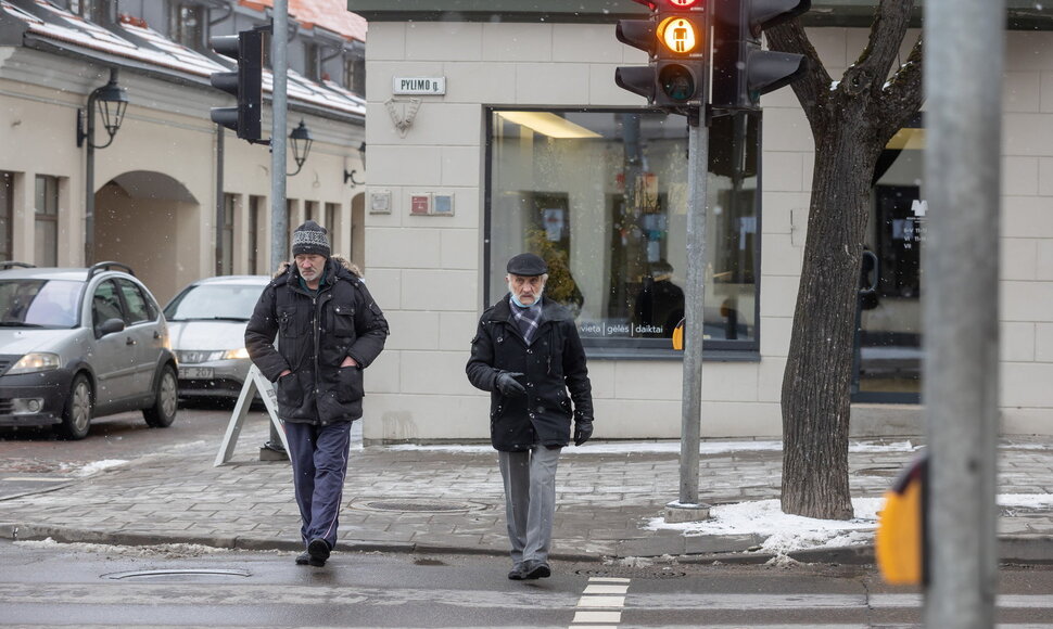 Vilniaus sankryžose pėstieji sutaupys 125 valandas