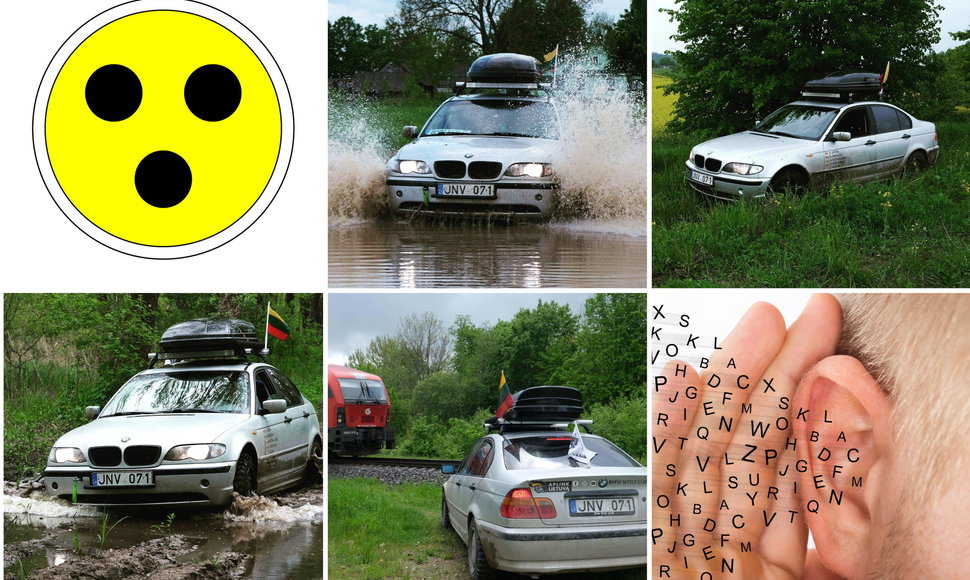Turinčių klausos negalią vaikinų kelionė aplink Lietuvą patobulintu BMW