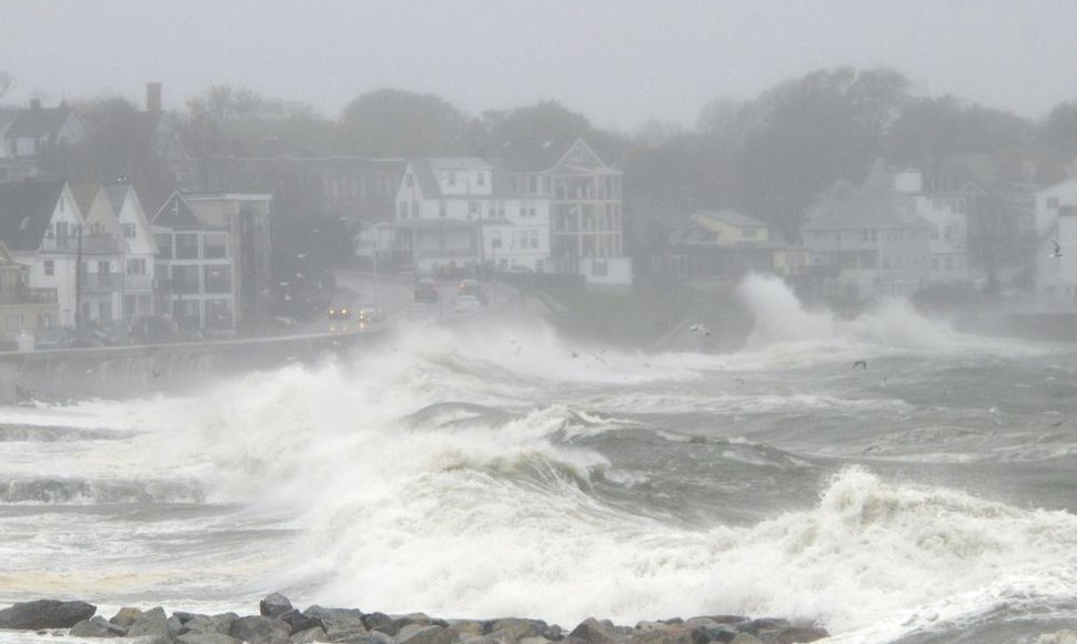 Uraganas Sandy tvindo JAV rytų pakrantės miestus. 