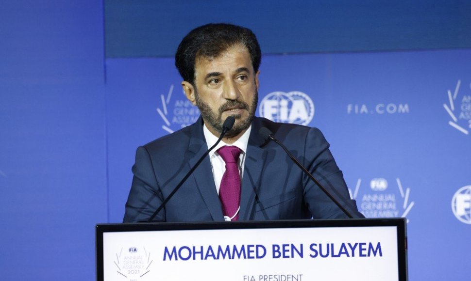 FIA prezidentas Mohammedas ben Sulayemas