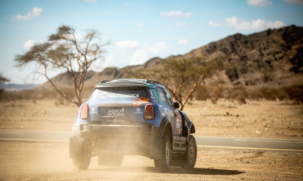 Testinis Dakaro ralio ruožas, pilnas dulkių ir akmenų, Vaidotas Žala