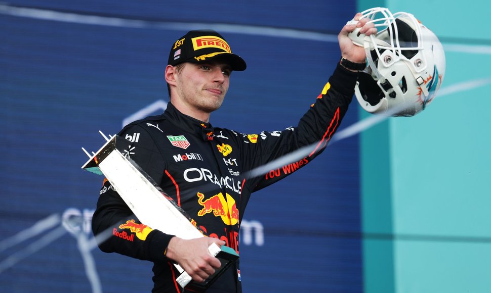 Majamio GP nugalėtojas Maxas Verstappenas