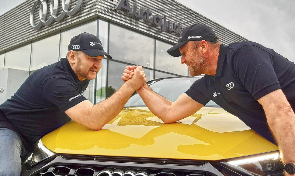 Dainius Leonavičius ir Renaldas Gabartas Press ralyje startuos Audi RS3