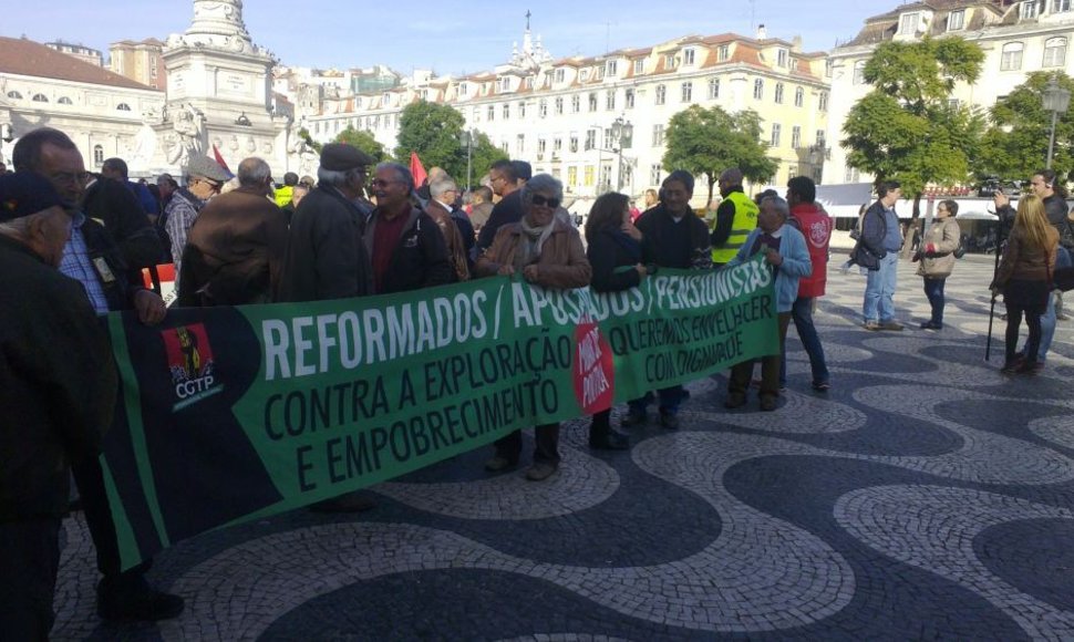 Profsąjungų streikas Lisabonoje