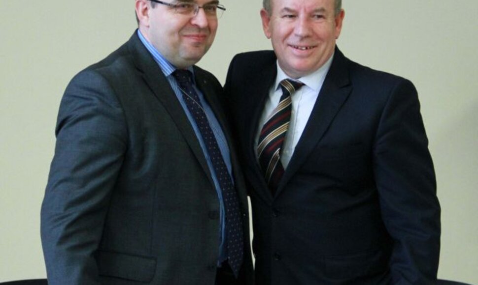 Krzysztof‘as Banaszek‘as iš kairės ir Algimantas Raščius