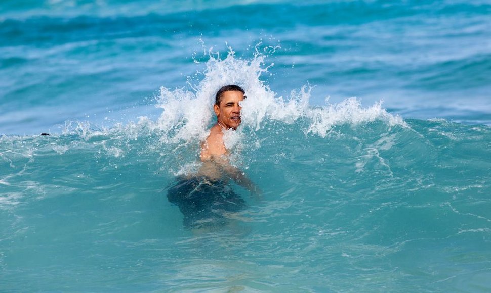 Barackas Obama su šeima atostogavo Havajuose