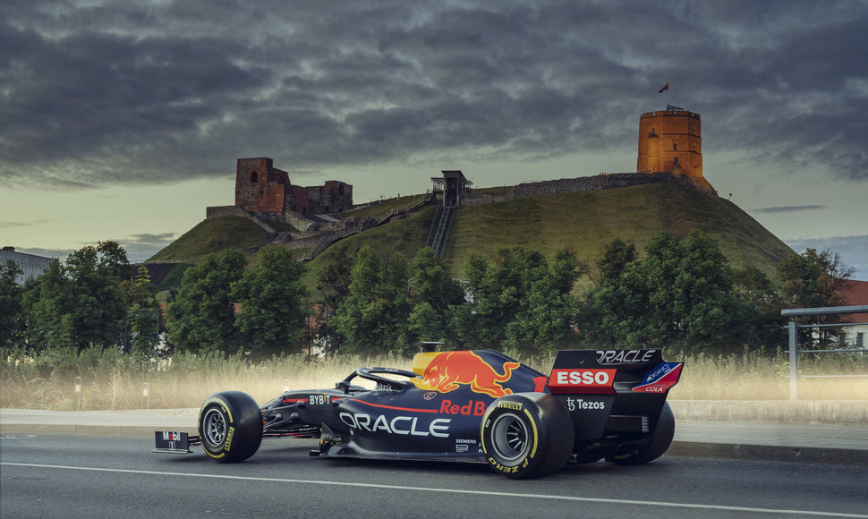 „Oracle Red Bull Racing“ Formulės 1 bolidas Vilniuje