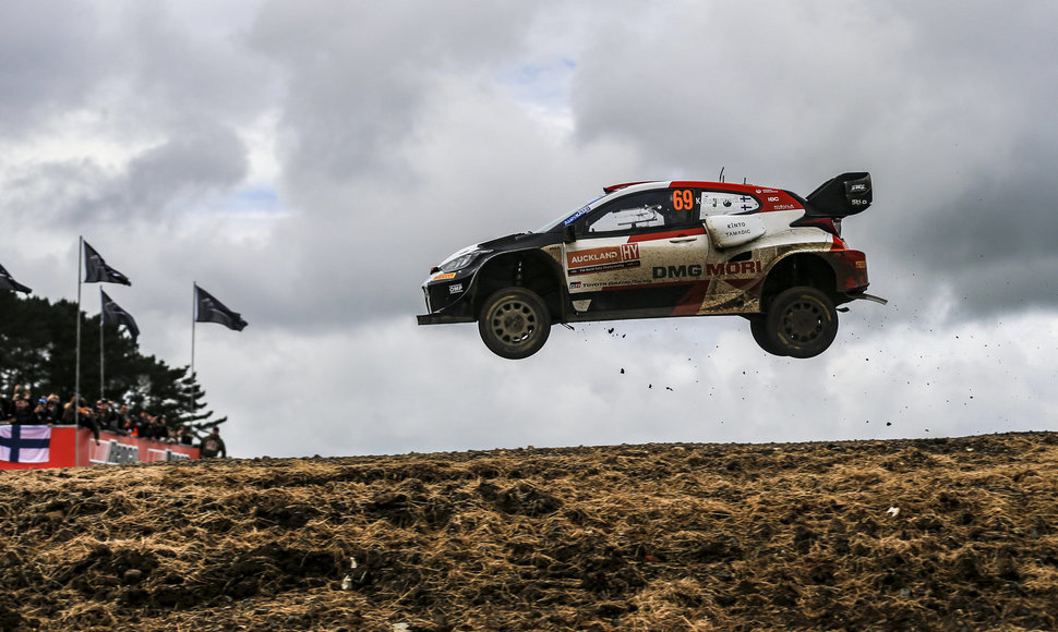 Kalle Rovanpera Naujoje Zelandijoje tapo WRC čemponu