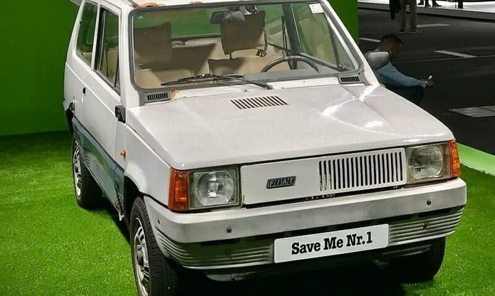 Pigus, bet svarbus – pirmos kartos Fiat Panda. (Ank Kumar, Wikimedia (CC BY-SA 4.0)