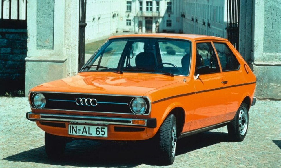 Audi 50 gamyba nutraukta jau 1978 metais. Antros kartos Volkswagen pasirodė jau 1981-aisiais. (Audi nuotrauka)