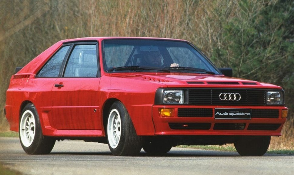 1984-ųjų Audi Quattro Sport. Ventiliacijos angos visame gražume. (Audi nuotrauka)