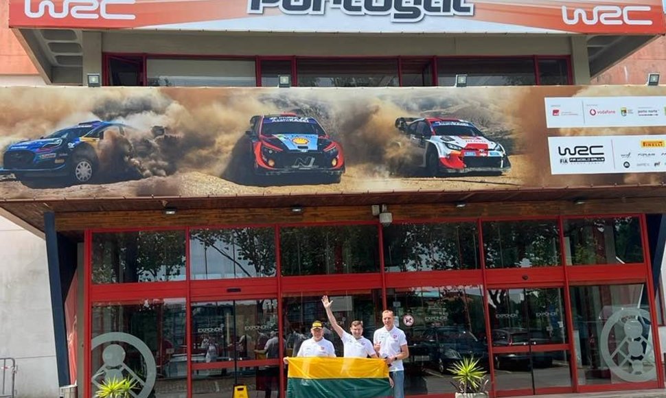 Audronio Gulbino bei Vyčio Pauliukonio ekipažas Portugalijos WRC