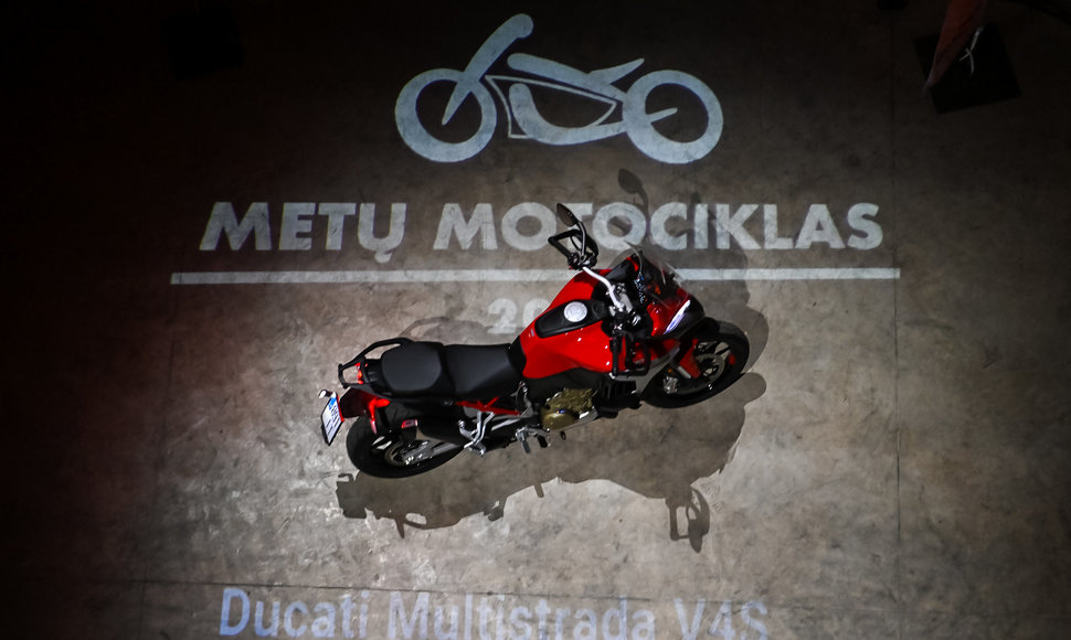 Metų motociklu išrinktas „Ducati Multistrada V4S“