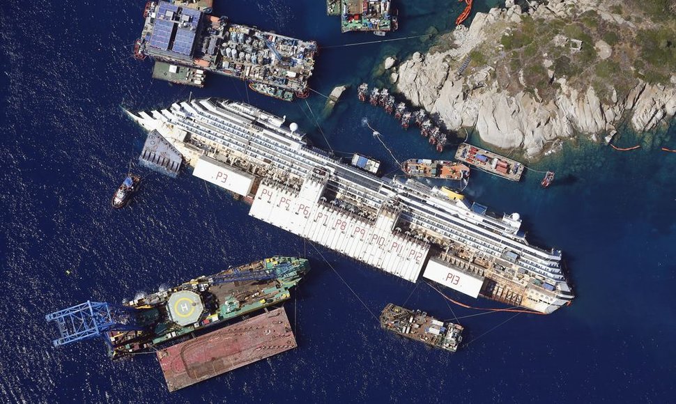 „Costa Concordia“ katastrofa pakeitė Džilijo salos gyvenimo ritmą