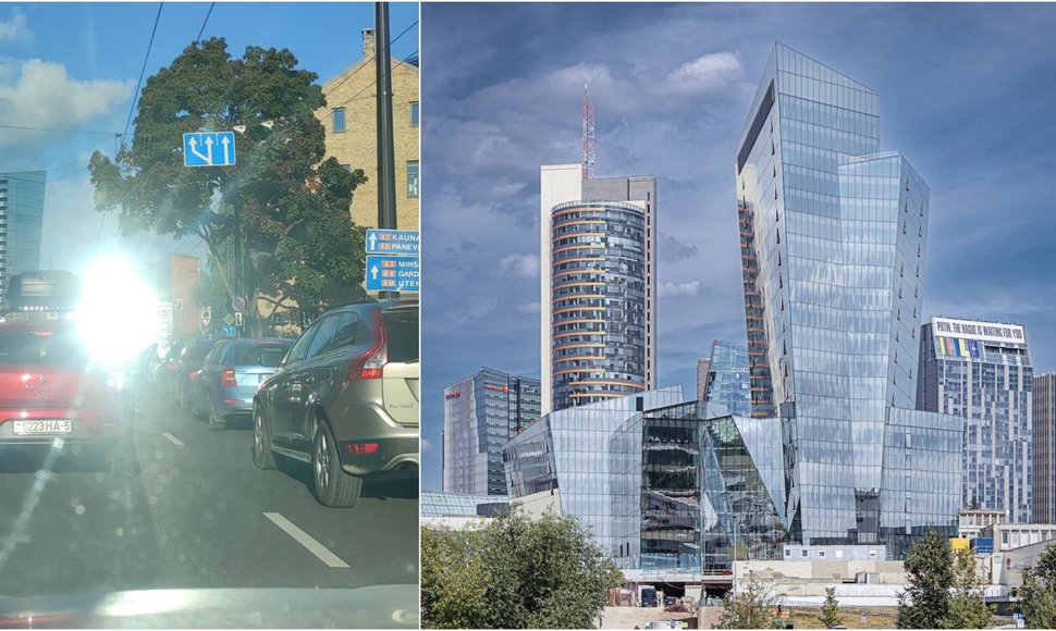 Naujasis Vilniaus dangoraižis Artery akina vairuotojus