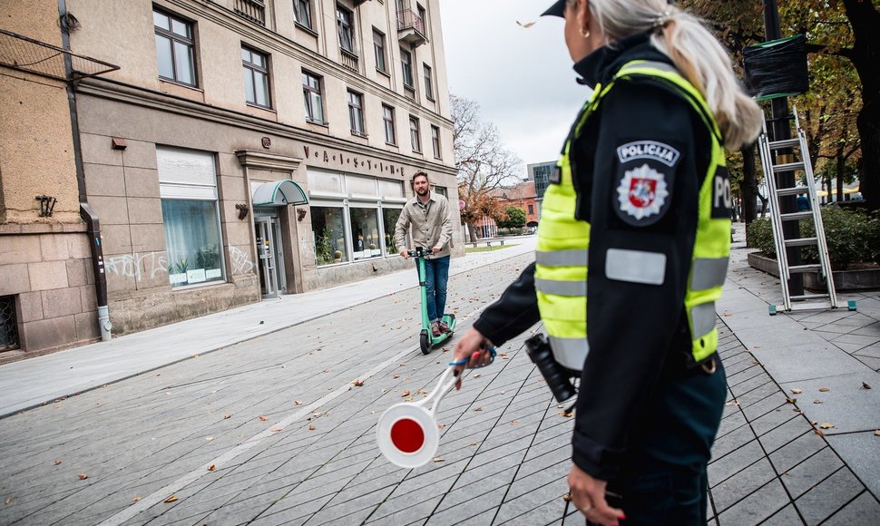 Paspirtukas ir policija