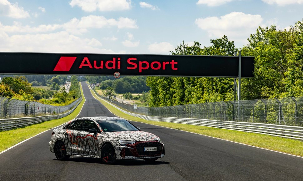 Atnaujinto „Audi RS 3“ rekordas