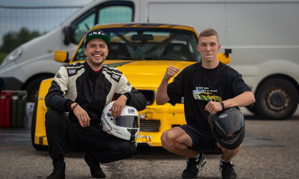 Paulius Petrauskas ir Ernestas Jakubėlis pristatė drifto eksperimentą