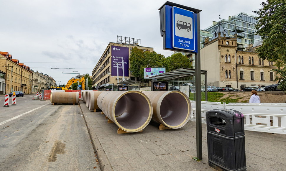 Vilniuje remontuojamos gatvės