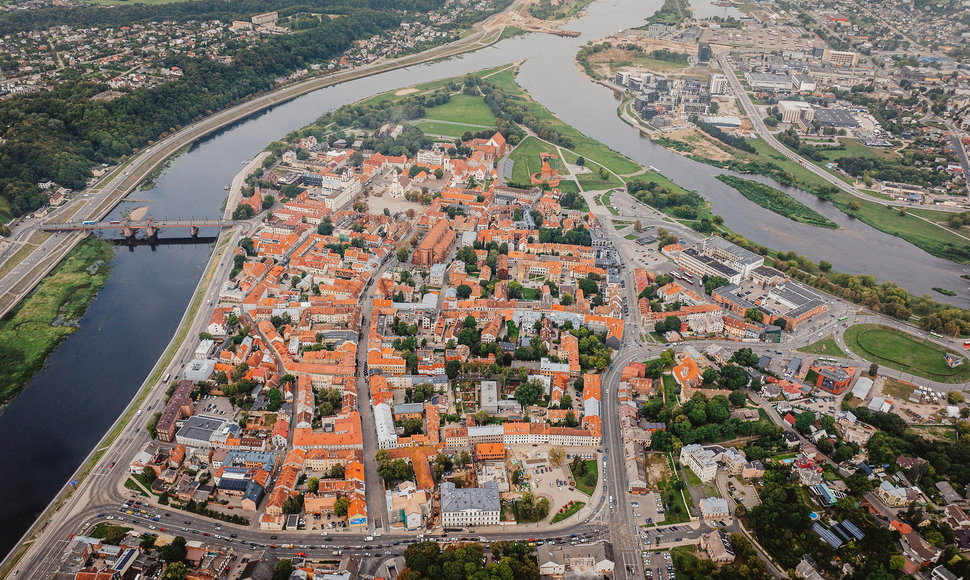 Kauno senamiestyje tranzitas sumažėjo ketvirtadaliu