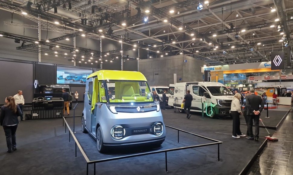 „Renault Estafette" ateities elektrinio furgono vizija