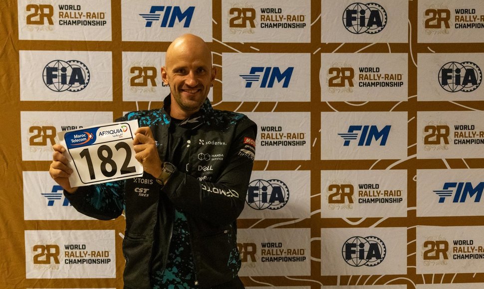 Antanas Kanopkinas („CFMOTO Thunder Racing Team“) startuoja Maroko ralyje