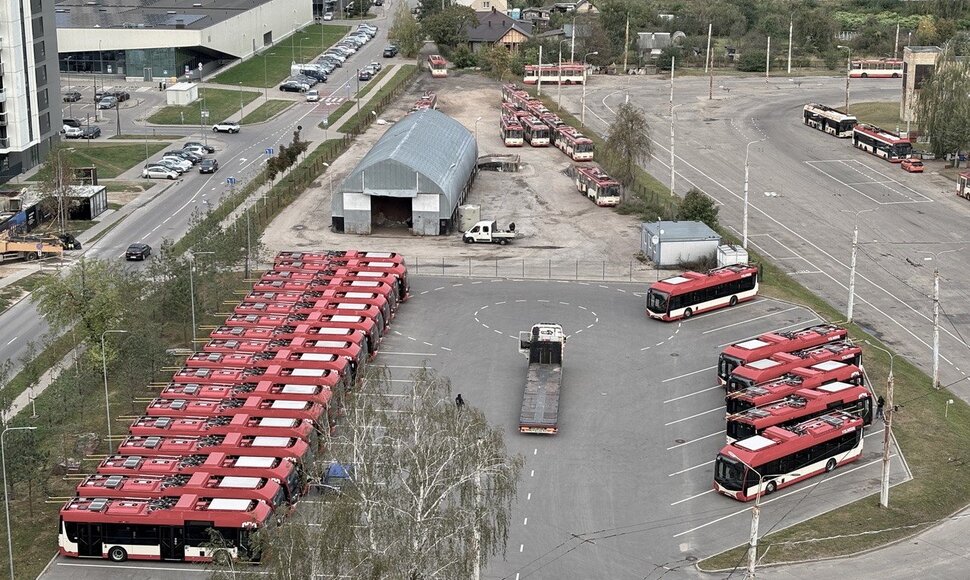 Nauji troleibusai Vilniaus troleibusų parke