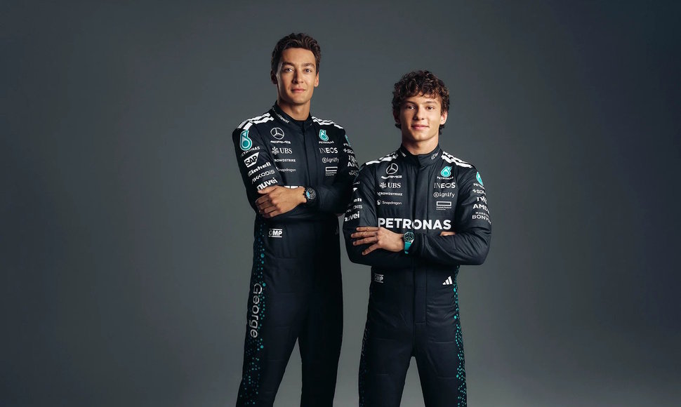 Kimi Antonelli ir George'as Russelas (Mercedes Petronas)