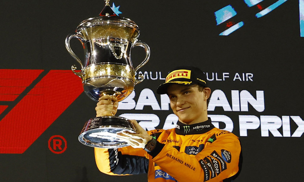 Bahreino F1 lenktynes laimėjo Oscaras Piastris