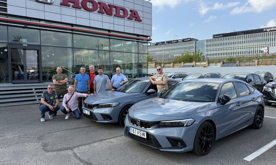 Honda Civic ekonomiškumo testas Vilniuje
