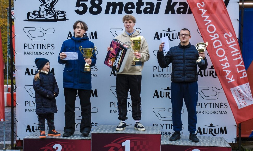 Plytinės kartodrome fini&scaron;avo lenktynių serija