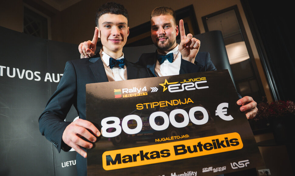 &bdquo;Lithuanian Rally4 Trophy&ldquo; apdovanojimas Markui Buteikiui ir Titui Čapkauskui