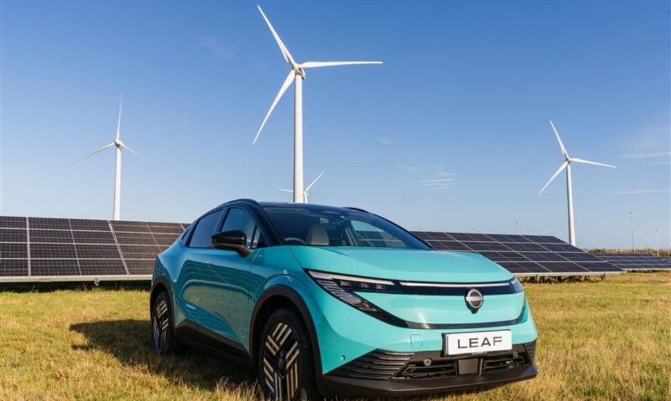 Trečios kartos &bdquo;Nissan Leaf&ldquo; gamyba Sanderlando gamykloje