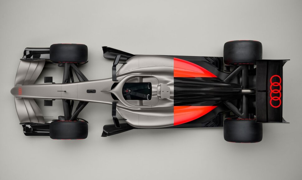 &bdquo;Audi F1&ldquo; komandos automobilio dizainas
