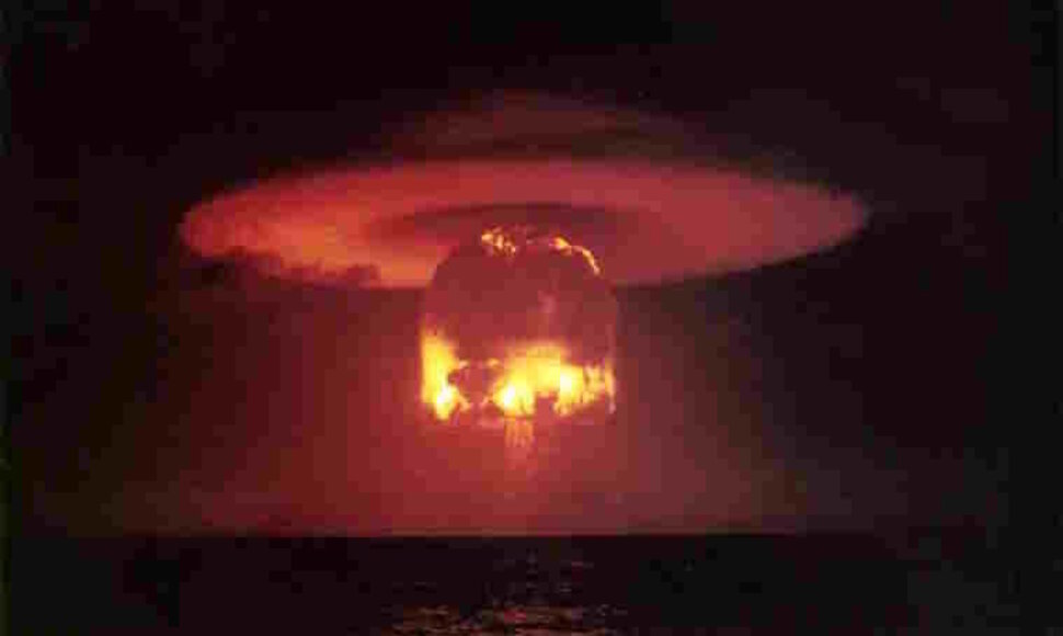 Grybo formos debesis 1954 metais Bikinio atole. (United States Department of Energy, Wikimedia)