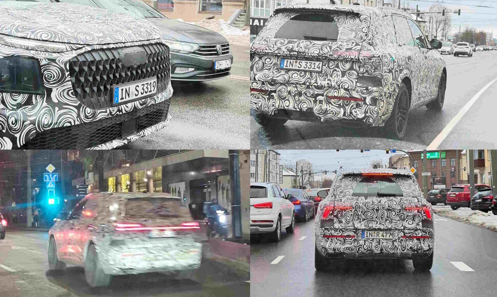 Užmaskuoti „Audi“ visureigiai Lietuvos miestų gatvėse