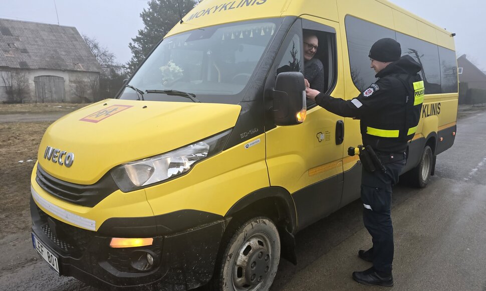 Policijos pareigūnų reidas &bdquo;Saugos diržai&ldquo;