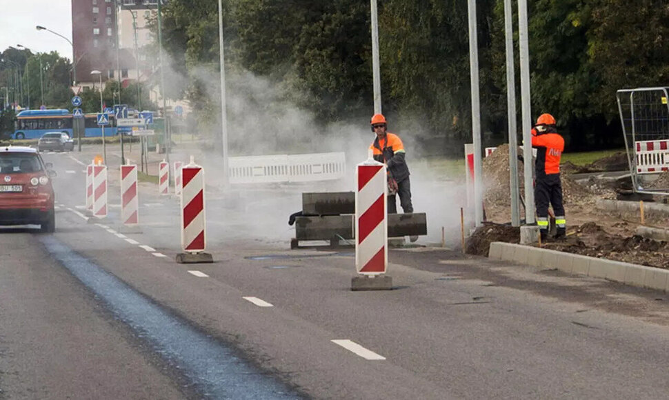 Gatvių remontas Klaipėdoje