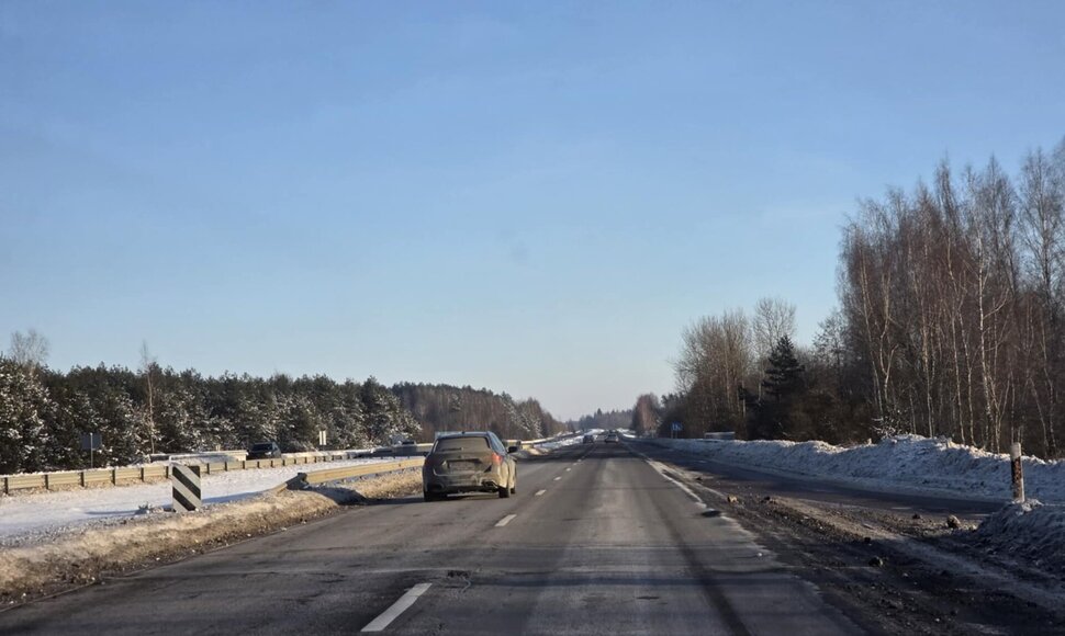 Automagistralė A1 ties Kryžkalniu
